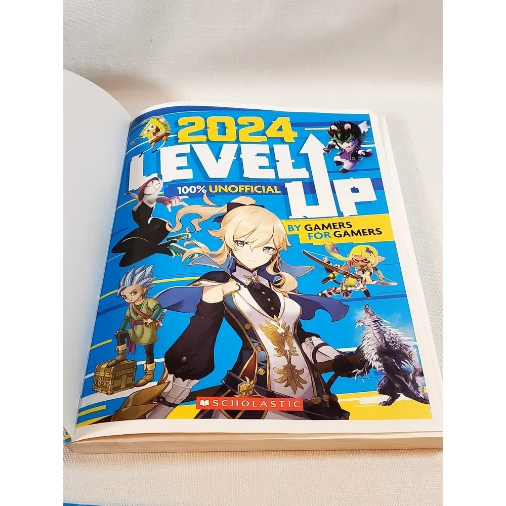 2024 Level Up‎ Gaming Annual Book – 100% Unofficial – Scholastic – By Gamers